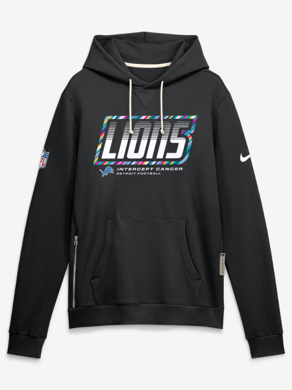 Detroit Lions Crucial Catch Hoodie 2026 Detroit Lions Crucial Catch Hoodie 2026 Black