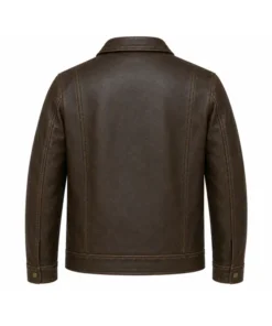 Digger 2026 Tom Cruise Distressed Brown Jacket