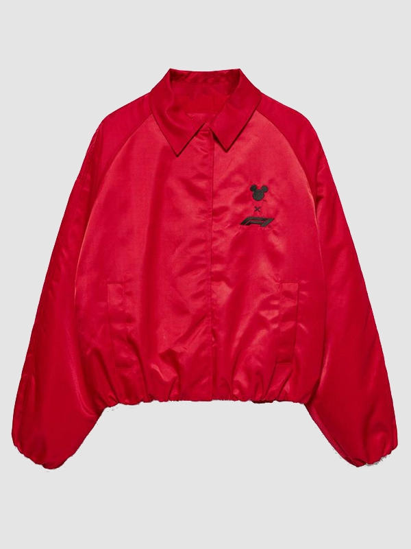 Disney x F1 Red Jacket Disney x F1 Red Jacket Full Snap