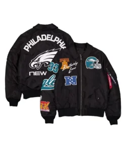 Eagles New Era x Alpha Industries MA-1 Bomber Jacket 2026