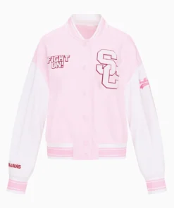 Fanatics California Varsity Jacket Fanatics x LoveShackFancy California Collegiate Varsity Jacket