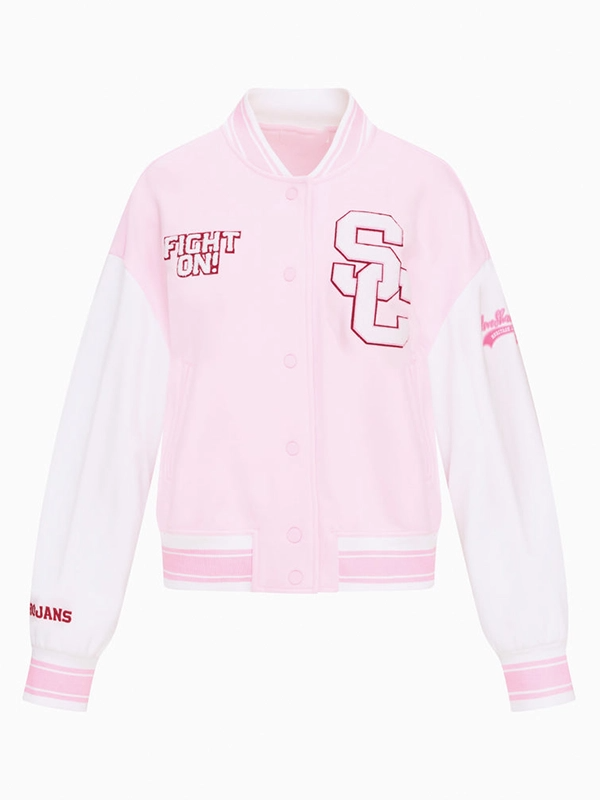 Fanatics California Varsity Jacket Fanatics x LoveShackFancy California Collegiate Varsity Jacket