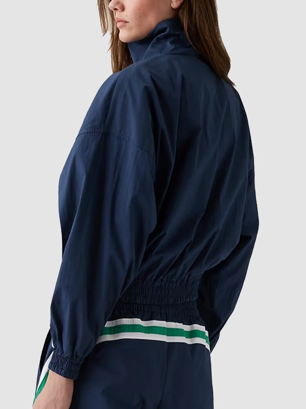 Malbon Poplin Windbreaker Jacket Gap Textured Poplin Windbreaker Jacket