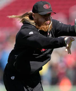George Kittle 2026 San Francisco 49ers Sideline Hoodie George Kittle 2026 San Francisco 49ers Sideline Hoodie Black