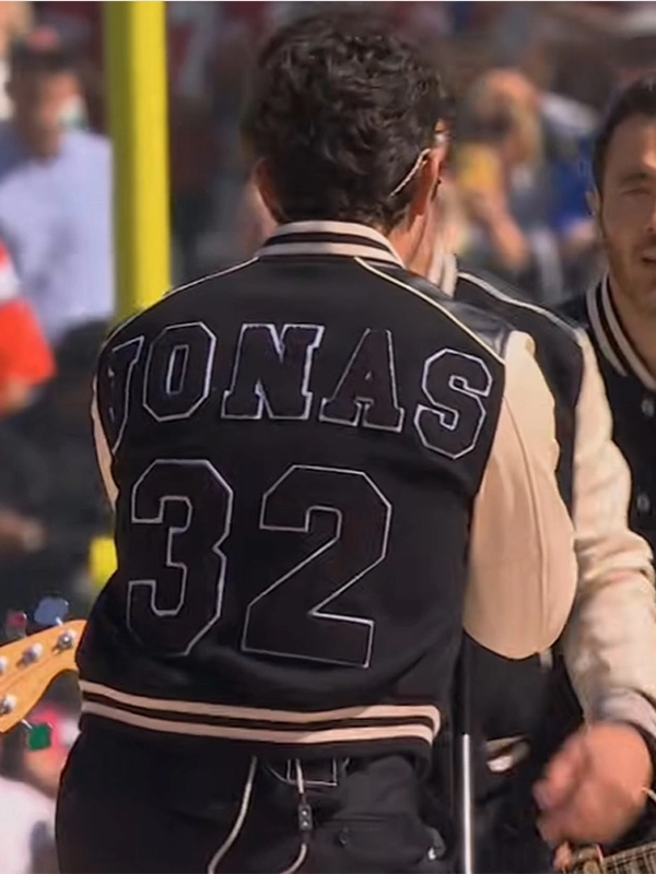 Halftime Show Jonas Brothers Varsity Jacket Halftime Show Jonas Brothers Varsity Jacket Back
