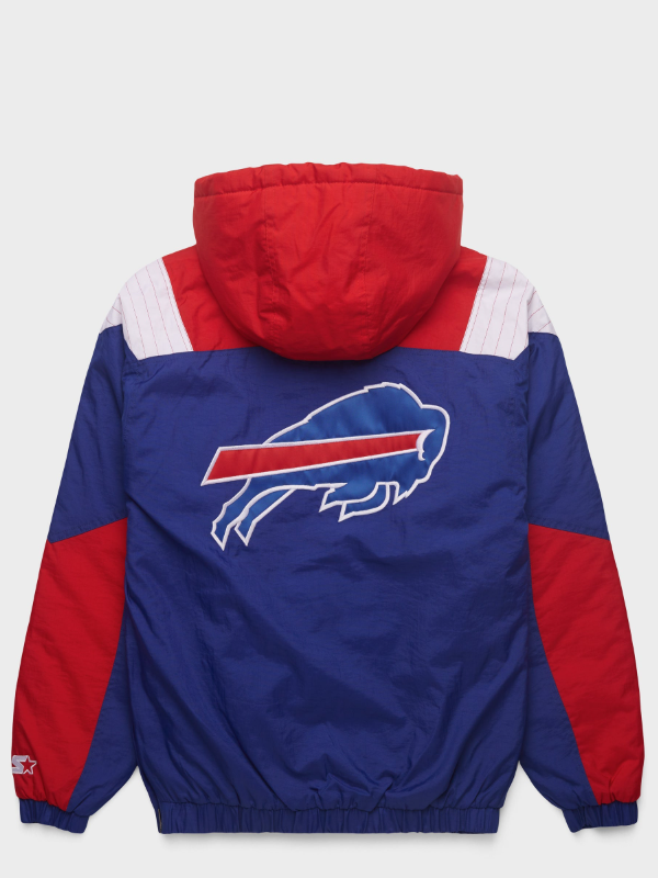 HOMAGE X Starter Bills Pullover Jacket HOMAGE X Starter Buffalo Bills Hooded Jacket