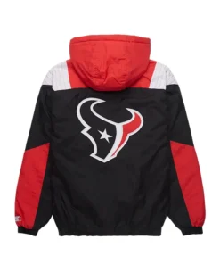 HOMAGE X Starter Texans Pullover Jacket HOMAGE X Starter Texans Black and Red Jacket
