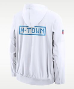 Nike Texans Rivalries 2026 Jacket Houston Texans 2026 Nike Sideline White Rivalries Half Zip Jacket