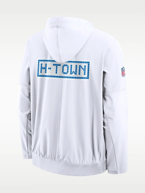 Nike Texans Rivalries 2026 Jacket Houston Texans 2026 Nike Sideline White Rivalries Half Zip Jacket