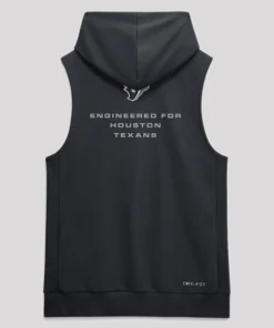 Houston Texans Nike 2026 Sideline Dri FIT Sleeveless Hoodie