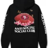 Detroit Lions AntiSocialSocialClub Hoodie 2026 San Francisco 49ers AntiSocialSocialClub Hoodie 2026