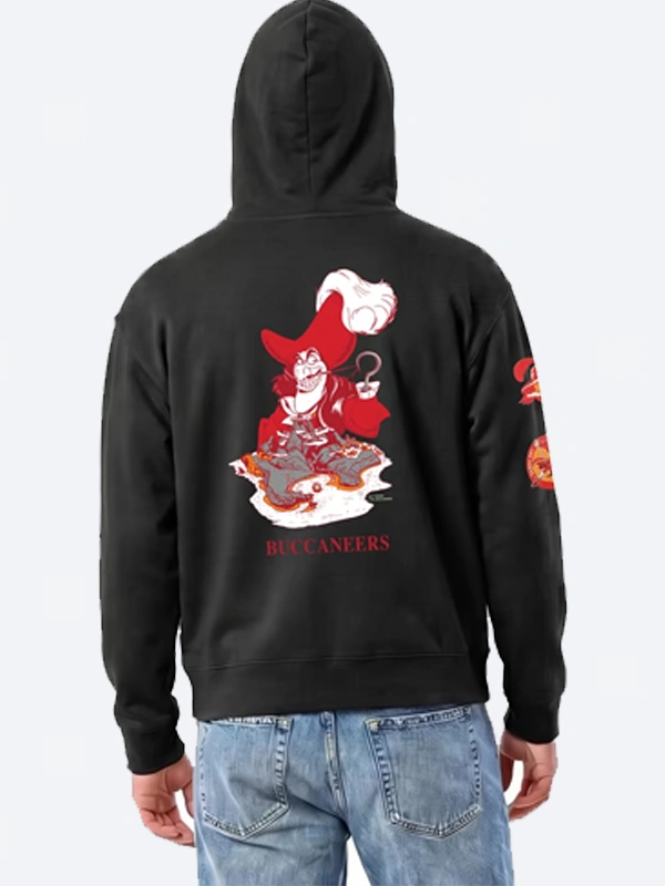 Champion Buccaneers All-Star Hoodie Champion Unisex Captain Hook All-Star Full-Zip Black Hoodie