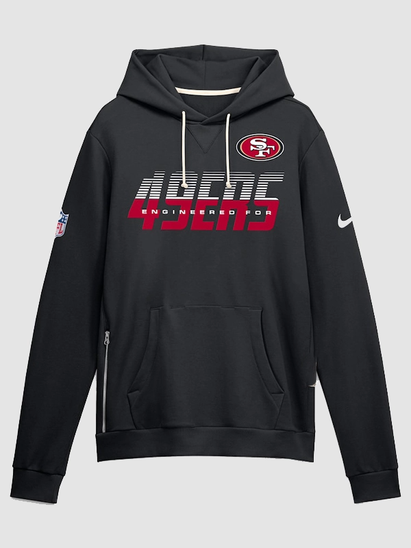 George Kittle 2026 San Francisco 49ers Sideline Hoodie George Kittle 2026 San Francisco 49ers Sideline Hoodie