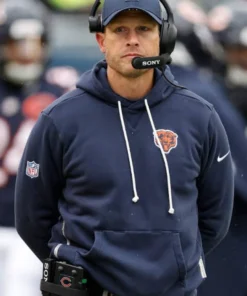 Ben Johnson Chicago Bears Sideline Hoodie