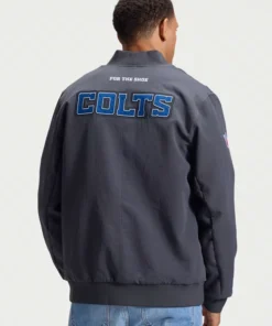 Indianapolis Colts 2026 Nike Rivalries Sideline Jacket Indianapolis Colts 2026 Nike Rivalries Sideline Bomber Jacket
