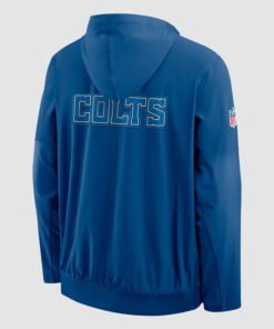 Indianapolis Colts 2026 Nike Sideline Blue Rivalries Half Zip Jacket