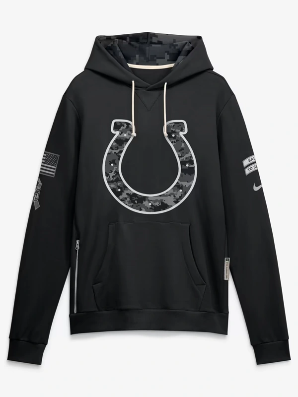 Indianapolis Colts 2026 Salute to Service Sideline Hoodie Indianapolis Colts 2026 Salute to Service Sideline Hoodie