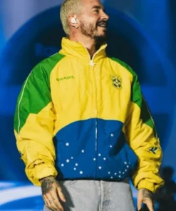 J Balvin Rock Show In Rio Windbreaker Jacket