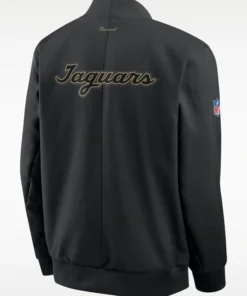 Jacksonville Jaguars 2026 Nike Rivalries Sideline Jacket Jacksonville Jaguars 2026 Nike Rivalries Sideline Bomber Jacket