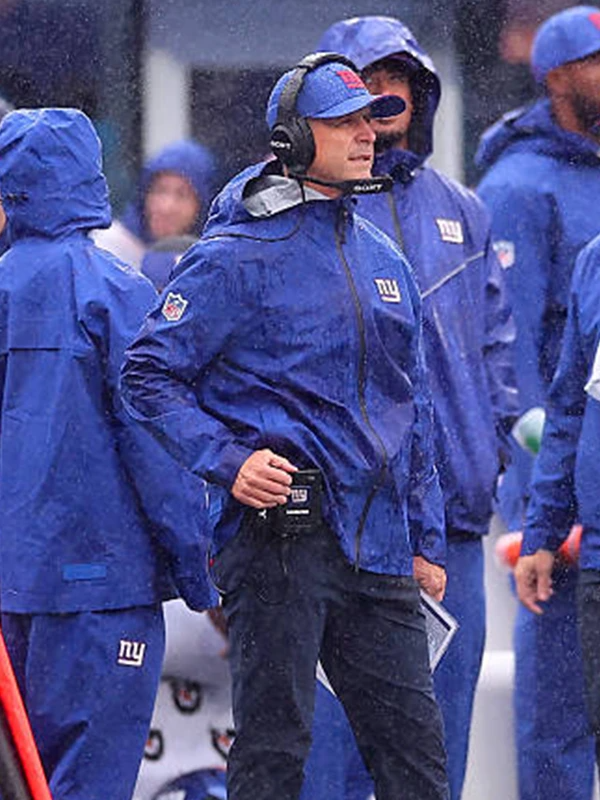 John Harbaugh 2026 New York Giants Jacket John Harbaugh 2026 New York Giants Jacket