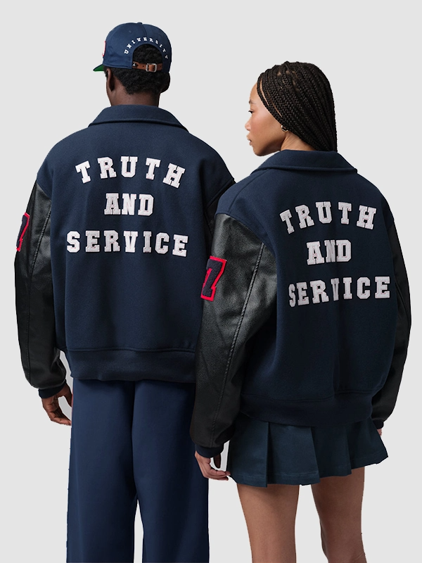 Jordan Flight x Howard University Varsity Jacket Jordan Flight x Howard University Varsity Jacket Back