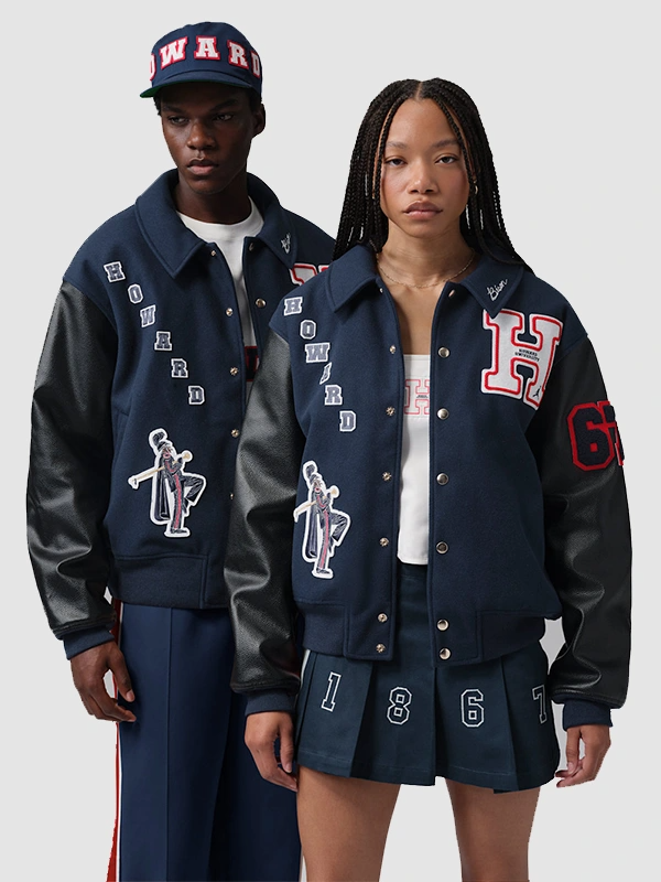 Jordan Flight x Howard University Varsity Jacket Jordan Flight x Howard University Varsity Jacket
