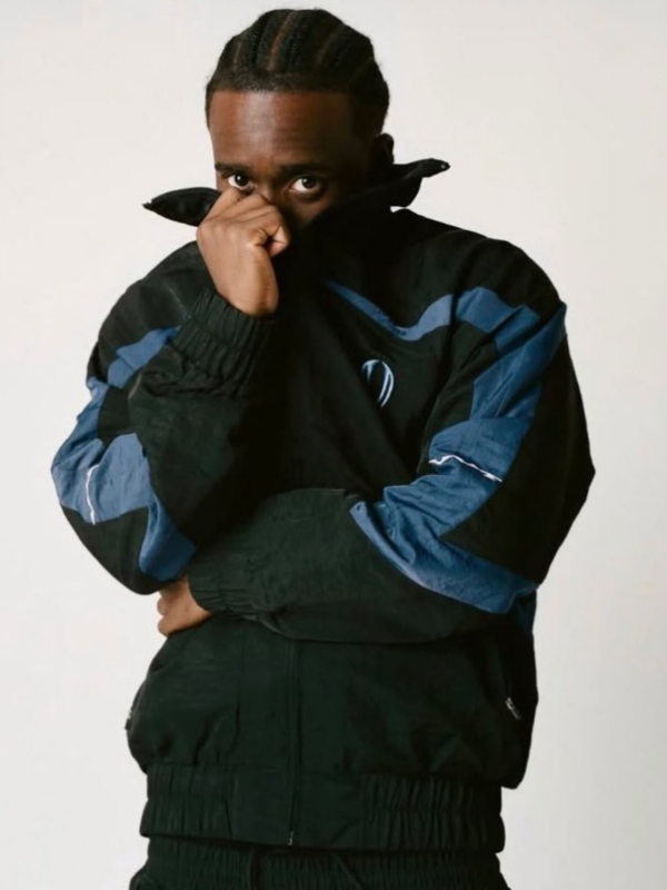 Kai Cenat VIVET Track Jacket Kai Cenat VIVET Black and Blue Jacket