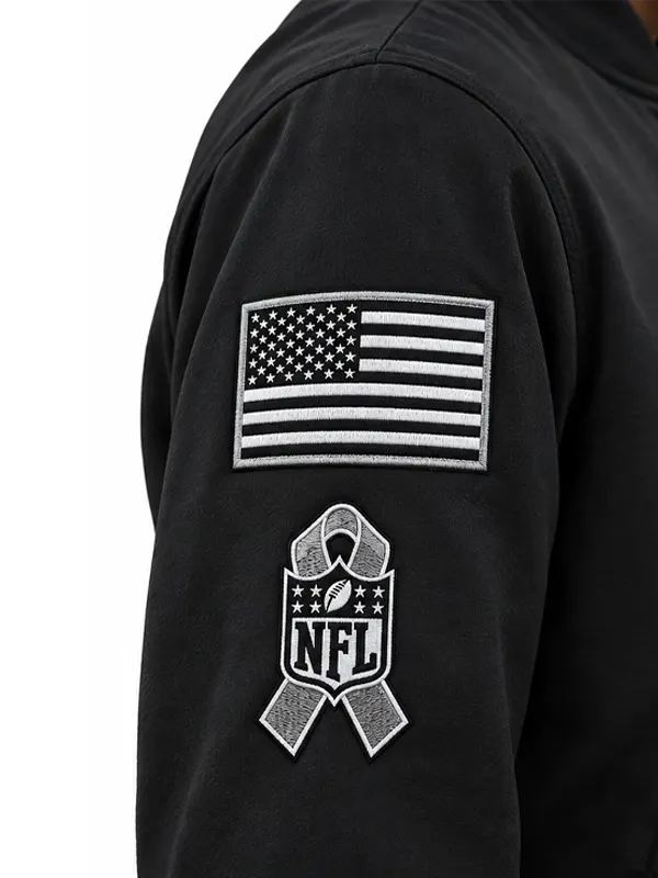 Kansas City Chiefs 2026 Salute to Service Bomber Jacket Kansas City Chiefs 2026 Salute to Service Black Jacket