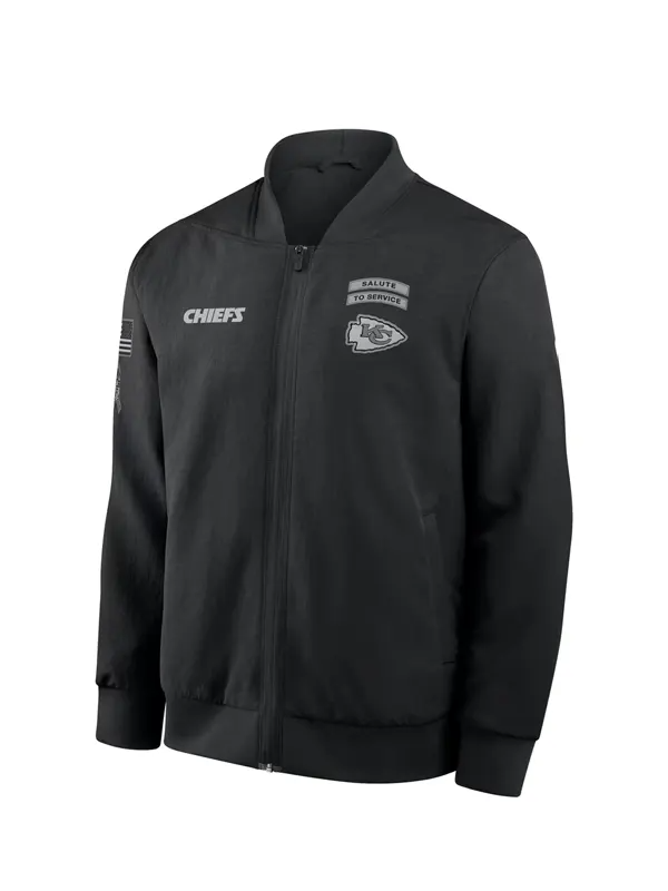 Kansas City Chiefs 2026 Salute to Service Bomber Jacket Kansas City Chiefs 2026 Salute to Service Bomber Jacket