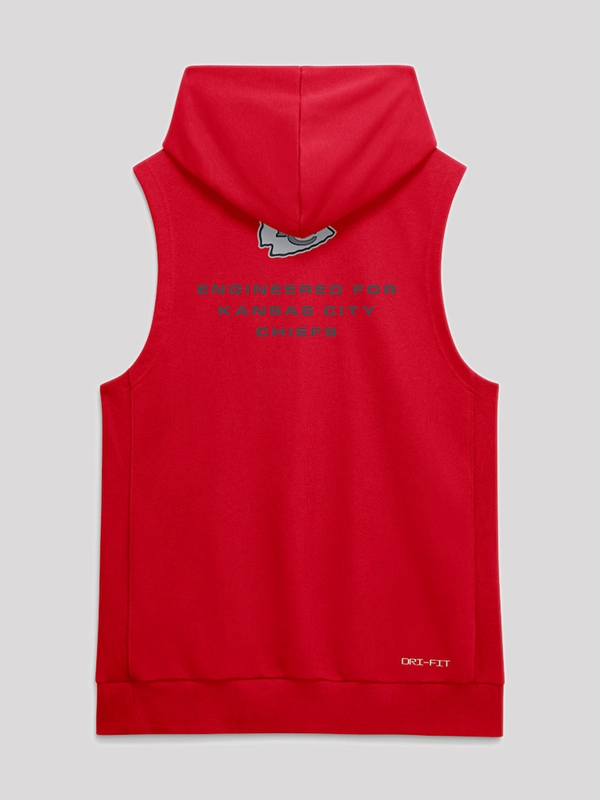 Chief 2026 Sideline Sleeveless Hoodie Kansas City Chiefs 2026 Sideline Sleeveless Hoodie