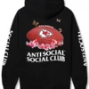 Los Angeles Chargers AntiSocialSocialClub Hoodie 2026 Kansas City Chiefs AntiSocialSocialClub Hoodie 2026