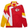 Steven Borden Dynamite Leather Jacket Kansas City Chiefs Windbreaker Star Full-Zip Jacket