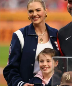 Kate Upton Detroit Tigers Jacket Kate Upton Detroit Tigers Jacket Blue