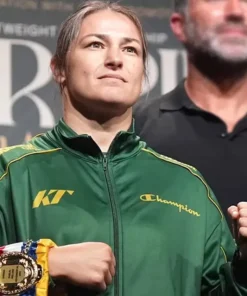 Katie Taylor Green Track Jacket