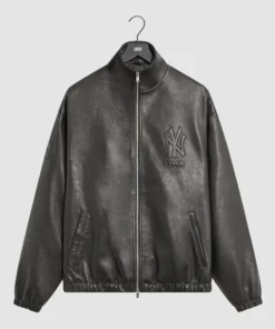 Kith for the New York Yankees Leather Ames Jacket