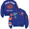 New York Yankees New Era x Alpha Industries MA-1 Full-Zip Bomber Jacket Knicks New Era x Alpha Industries MA-1 Bomber Jacket