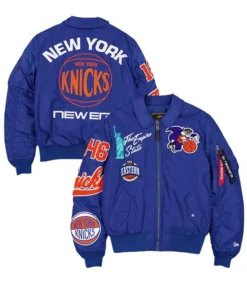 Knicks New Era x Alpha Industries MA-1 Bomber Jacket