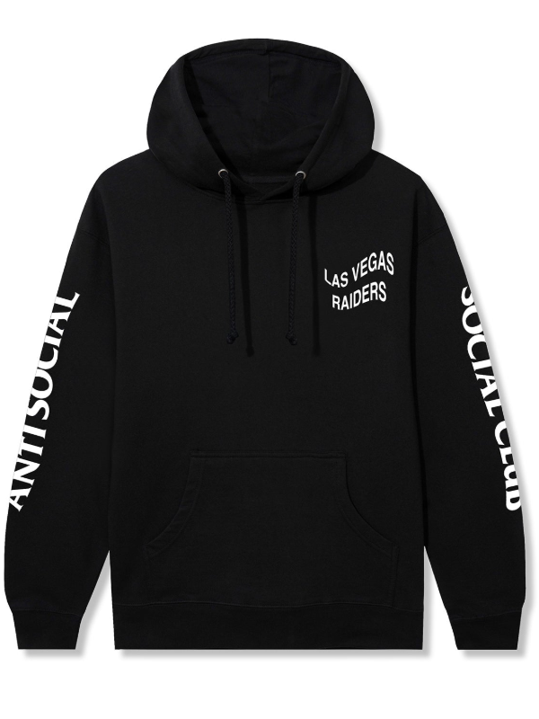 Las Vegas Raiders AntiSocialSocialClub Hoodie 2026 Las Vegas Raiders AntiSocialSocialClub Hoodie 2026 Black