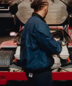 Lewis Hamilton Sacai x Carhartt WIP Twill Duck Canvas Blouson Jacket Lewis Hamilton Sacai x Carhartt WIP Twill Duck Canvas Blouson Jacket Blue