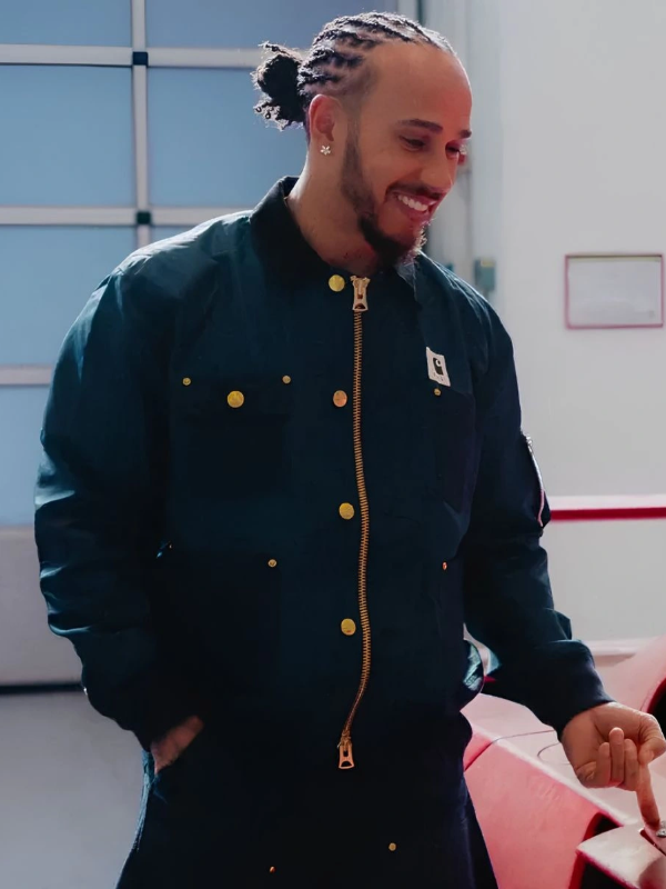 Lewis Hamilton Sacai x Carhartt WIP Twill Duck Canvas Blouson Jacket Lewis Hamilton Sacai x Carhartt WIP Twill Duck Canvas Blouson Jacket