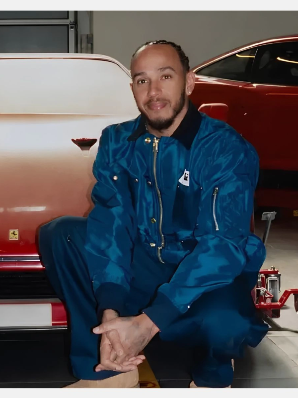 Lewis Hamilton Sacai x Carhartt WIP Twill Duck Canvas Blouson Jacket Lewis Hamilton Sacai x Carhartt WIP Twill Duck Canvas Blue Jacket