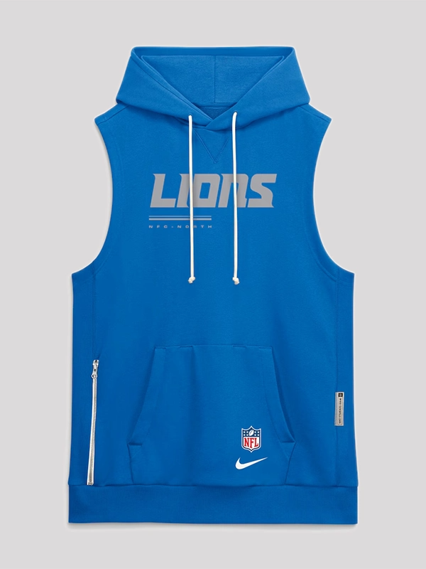 Lions 2026 Sideline Sleeveless Hoodie Lions 2026 Sideline Sleeveless Hoodie