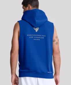 Los Angeles Rams Nike 2026 Sideline Dri FIT Sleeveless Hoodie
