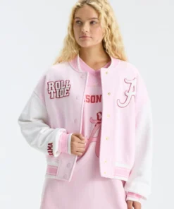 LoveShackFancy Alabama Varsity Jacket