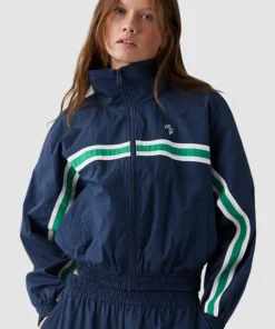 Malbon Poplin Windbreaker Jacket