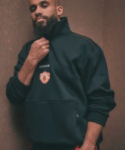 Manchester United x Adidas EQT Quarter-Zip Top