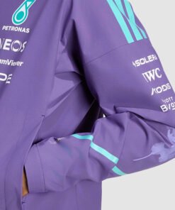 Mercedes AMG F1 Vanda Bloom 2026 Purple Team Rain Jacket