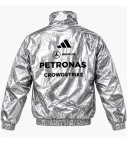 Mercedes Silver Racing Jacket Back