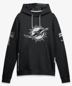 Miami Dolphins 2026 Salute to Service Sideline Hoodie