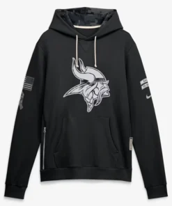 Minnesota Vikings 2026 Salute to Service Sideline Hoodie